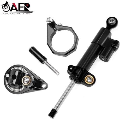 JAER CNC Steering Damper Mounting Bracket Kit for Suzuki GSXR600 GSX R 600 2006-2010 2009 2008 2007