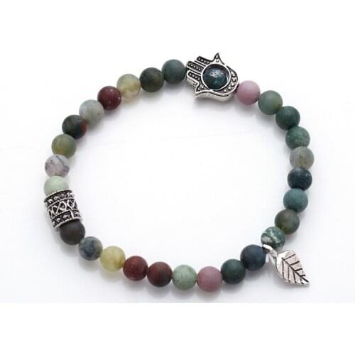 New arrival!Fashion 6mm Natural stones elastic bracelets Jewelry bracelet Nature stones accessories woman wholesale free ship