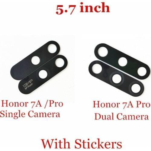 50x New Original Rear Back Camera Glass Lens with Stickers For Huawei Honor 7A Pro 5.7"
