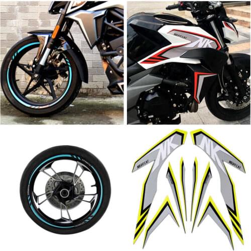 Motorcycle for Cfmoto 400nk Body Paste Refitted 650mt Fuel Tank Version Flower 650gt Whole Car Paste Reflective Hub Paste