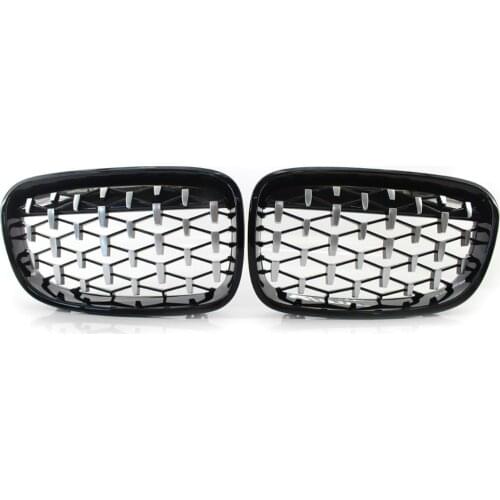 Front Kidney Diamond Sport Style Grille Grill For BMW 1 Series F20 F21 2011-2014