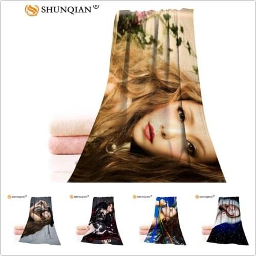 Custom Namie Amuro 35x75cm Face Towels Facecloth Microfiber Washcloth Quick drying Sports Towel
