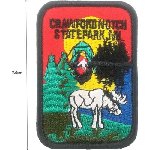 Custom embroidery Patches Personalized Funny Saying Biker Vest Club Ole Miss Rebels iron-on patch badge factory direct no MOQ