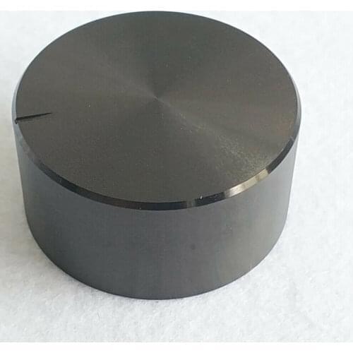 GHH Black 48X22mm Aluminum Potentiometer Knob for 6 mm Knurled Shaft Control Cap Easy To Replace Use MI0451