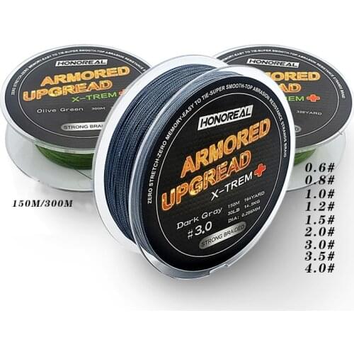 Fishing Gear Tackle and Line 150 Meters 300 Meters 4 Braided PE Line Sea Fishing Lure Fishing Braided Line Braided Fishing Line