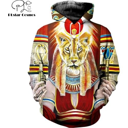 Mysterious retro ancient Horus Egypt goddess Pharaoh totem 3d hoodies/Sweatshirt Winter autumn funny long sleeve streetwear-37