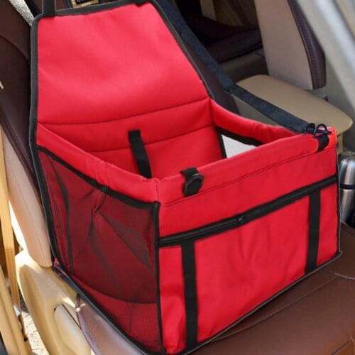 Pet Dog Car Seat Cover Waterproof Dog Carrier Safe Dog Car Seat Basket Cat Puppy Bag Travel Mesh Hanging Bags