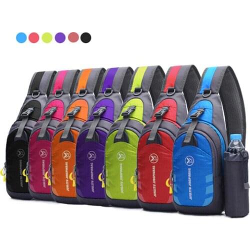 6 Colors Waterproof Small Chest Bag Pack Travel Sport Shoulder Sling Messenger Cross Bags