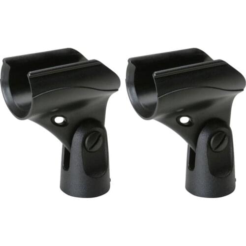 Bolymic Mic Clip Microphone Holder Clamp for Shure A25D sm58 Handheld Wired Mics 2 Pack