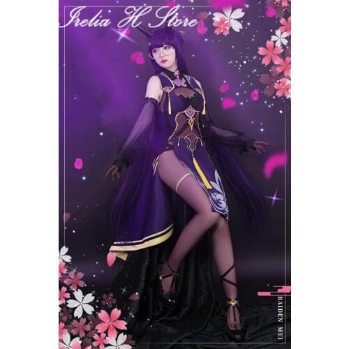 Irelia H Store Raiden Mei Honkai Impact 3rd Cosplay AQUEOUS SPRINGTIDE Raiden Mei Cosplay Costume Dress Female