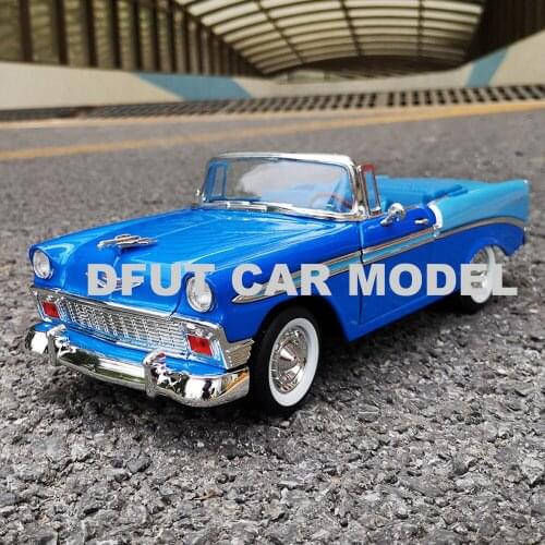 1:18 Alloy Toy BEL AIR 1956 Car Model 3 of Childrens Toy Car Original Authorized Authentic Kids Toys Gift