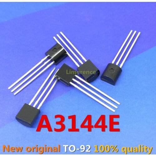 10PCS A3144E TO92 A3144 TO-92 3144 3144E Hall Effect Sensor new and original IC Support the BOM one-stop supporting services