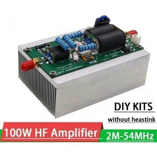 100W linear HF Shortwave RF Power Amplifier 2M-54MHz DIY KITS For YAESU FT-817 KX3 CW AM FM HAM radio Short wave AMP