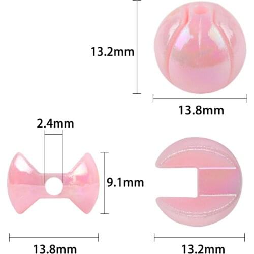 200x Craft Loose Bead Smooth DIY Charms Unique Earring Splicing Accessories