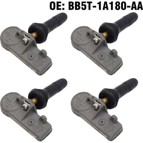 4 PCS Car Tire Pressure Monitor Sensor TPMS BB5T-1A180-AA for Ford Escape Explorer F-150 Transit Expedition 2013 2014 2015 2016