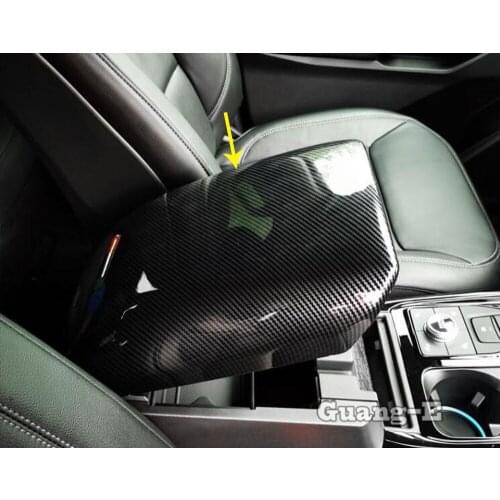 Car Cover Styling Armrest Handrail Trim Frame Box Switch Middle Storage Stick Parts 1pcs For Ford Explorer U625 2019 2020 2021