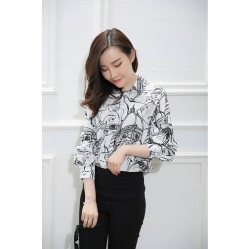 Black and white printing crepe de chine silk fabric16mm printing micro-transparent clothing silk fabric wholesale silk cloth