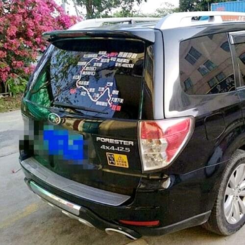 For Subaru Forester 2008 2009 2010 2011 2012 Car Styling ABS Plastic Unpainted Primer Color Rear Boot Trunk Wing Spoiler 1Pcs