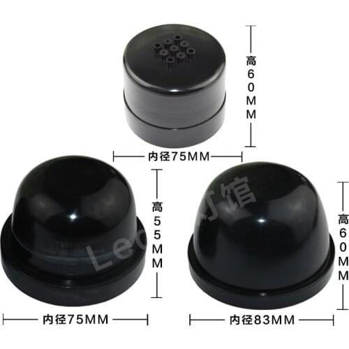 For Volkswagen Bora 06-17 headlamp rear cover dust cover low high beam headlight cover lengthened seal cover 1PCS