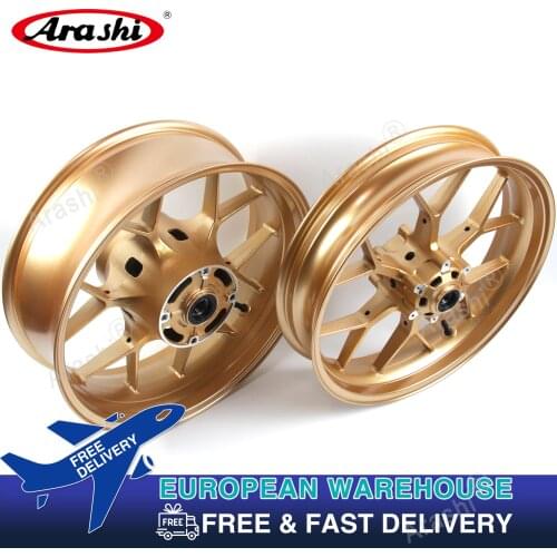 Ship Fron EU 1 Set Front Rear Wheel Rim For HONDA CBR600RR 2007-2017 CBR600 2008 2009 2010 2011 17 inch Motorcyle Hubs Rims