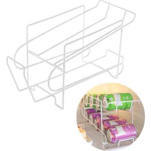 Double-layer Beer Soda Can 10 Storage Box Fridge Drink Bottle Organizer