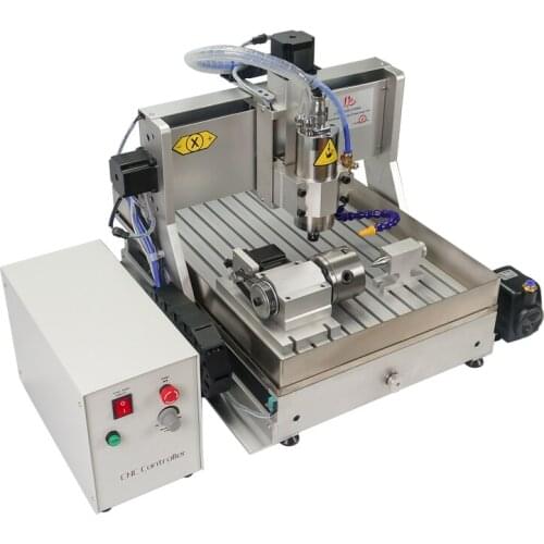 LY CNC Router 3040 3 4 Axis Aluminum Metal Engraver Woodworking Engraving Milling Cutting Machine 800W 1.5KW 2.2KW VFD Spindle