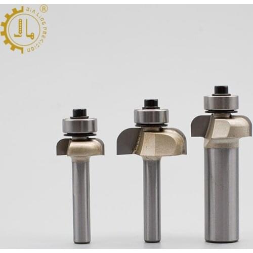 1pc 1/4 1/2 Shank Cove Bit With Bearing Woodworking Tool Chamfering cutter woodworking router bits