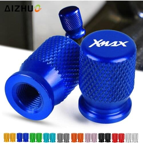 XMAX Motorcycle Tyre Valve CNC Aluminum Tire Air Port Stem Cover Cap Accessories FOR YAMAHA XMAX 125 250 300 400 All Year Xmax
