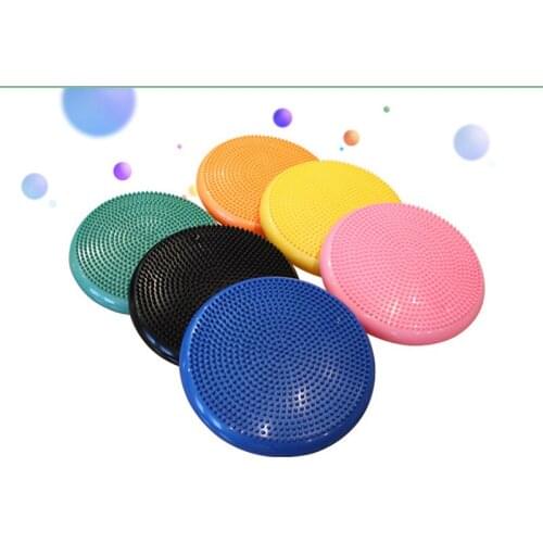 Inflatable Yoga Massage Ball Durable Universal Sports Gym Fitness Yoga Wobble Stability Balance Disc Massage Cushion 33x33CM