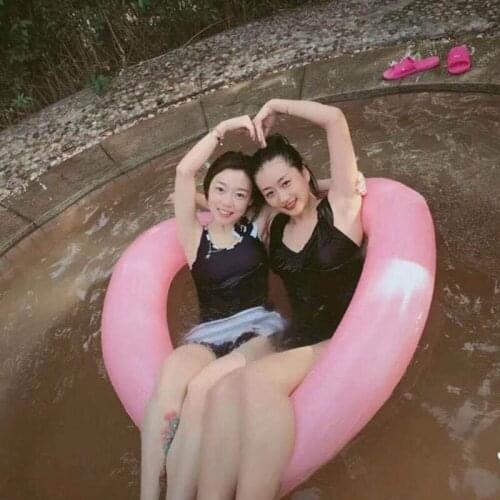 Water Inflatable Ring Adult Reusable Durable Swimming Supplies Pool Accessories Swim Equipment Swimming Floating Row