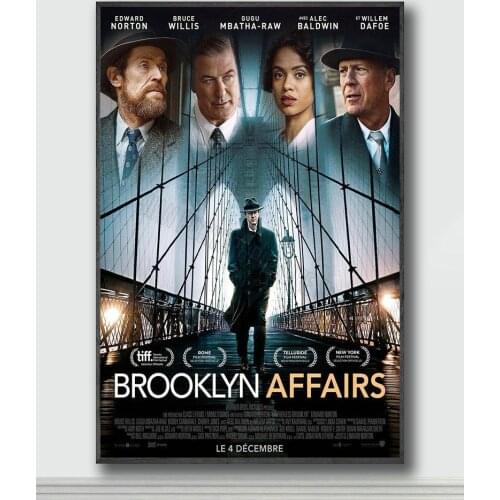 NJ211 Motherless Brooklyn Movie 2 Silk Posters and Prints wall art Art Poster Home Decor