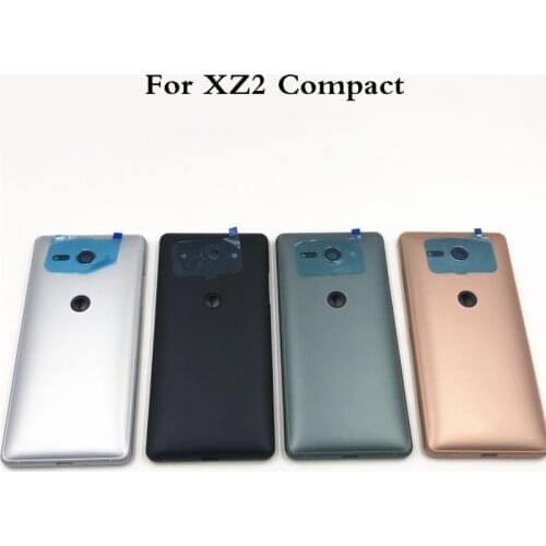 Original New For Sony Xperia XZ2 Compact Back Battery Cover Rear Door back case Housing Case For Sony XZ2 Mini Battery cover