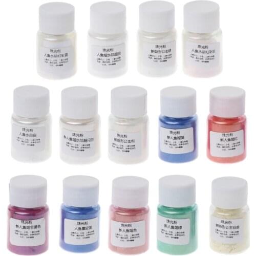 Resin Dye Powder Mica Pearl Pigments Colorants Crystal Mud Resin Jewelry Making