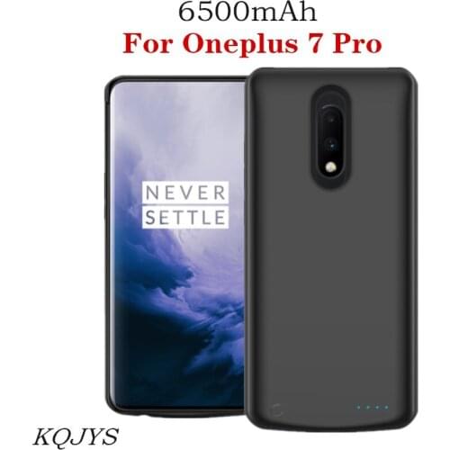 KQJYS 6500mAh Portable Backup Battery Charger Cases for Oneplus 7 Pro Power Bank Charging Cover for Oneplus 7 Pro Battery Case