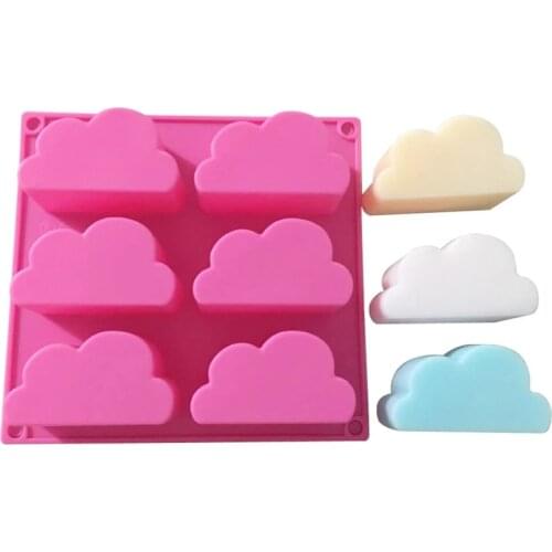 Cloud Silicone Molds For Chocolate Candy Pudding Cake Mold Fondant Chocolate Baking Cake Soap Candle Molds Food Grade Kitchen