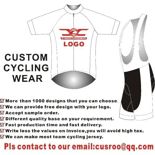 Crossrider Custom Cycling Jerseys Any Design/Sizes/Logos Can Be Choose Cycling Set Bike Clothing Personalized Bicycle Wear