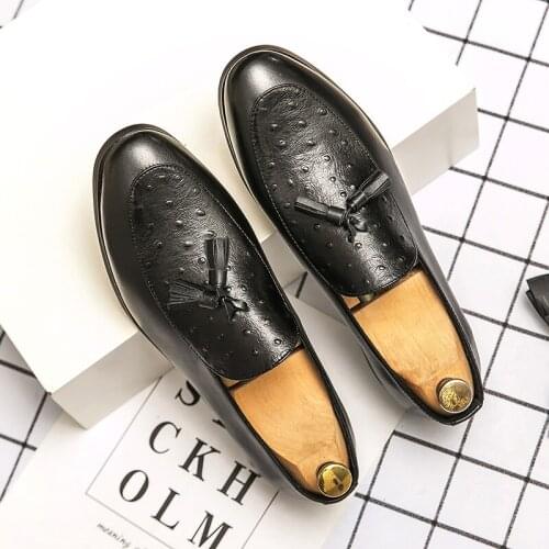 Summer Leather Shoes Men Casual Shoes Men Fashion Mens Leather Black For Man Wear Trend Moccasins Italian Lether Old Skool