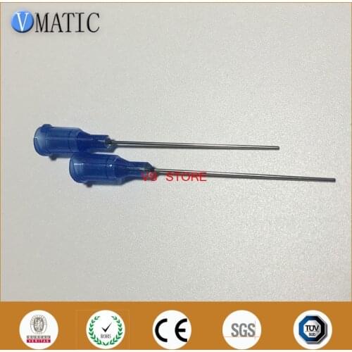 High Quality Stainless Steel Valves Needle 100Pcs 1.5 Inch 22G Dispensing Needles Tips Glue Dispense Needle 1-1/2 Inch