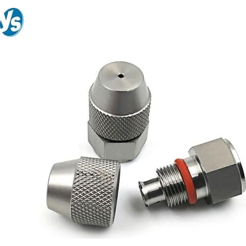 1/4" Female Nickel Plated Brass Low-pressure Adjustable Atomizing Spray Nozzle, Atomizing Nozzle for Fog Cannon Machine