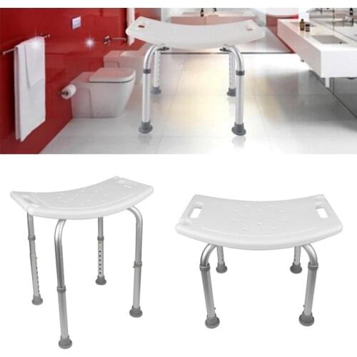 1Non-slip Shower Chair Adjustable Spa Bathtub Bathing Chair Bench Stool Seat Bathroom Environment Product