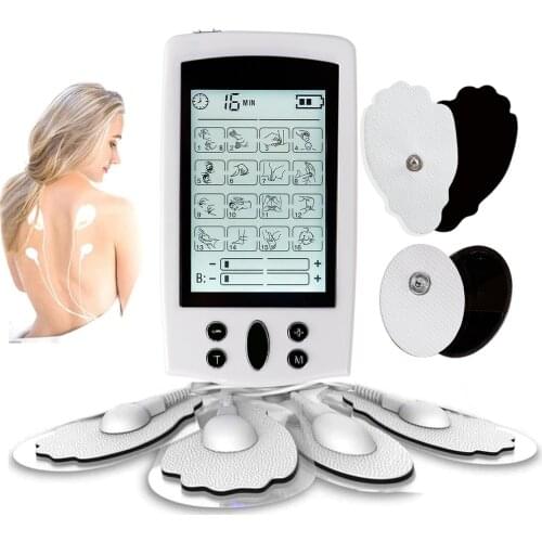 16 Modes Electric EMS Muscle Stimulator Tens Acupuncture Body Massage Digital Therapy Machine Pain Relief Electrostimulator