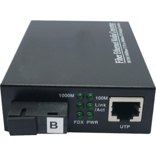 20KM 1000M Singlemode Single Fiber Gigabit Fiber Media converter 1310/1550nm SC/UPC Gigabit Media Converter