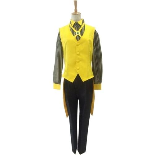 2018 Gravity Falls Dream Demon Bill Cipher Yellow Uniform Anime Cosplay Costume