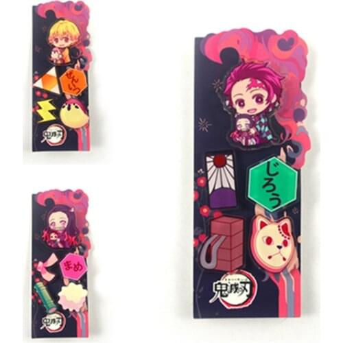 Anime Demon Slayer Brooch Cartoon Cute Kamado Tanjirou Nezuko Pin Suit Cosplay Badge