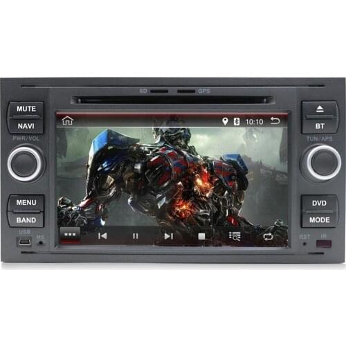 2 Din 6.2" Android 10.0 Car Radio For FORD FOCUS MONDEO S-MAX CONNECT 2005-2007 Multimedia 2+32GB Audio 4 Core Stereo