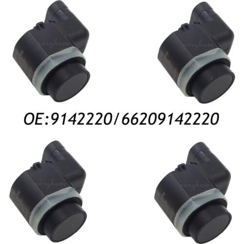 4PCS PDC Parking Sensor 9142220 For BMW X3 X5 X8 528i 535i xDrive 3.0L 4.8L 4.4L 66209142220