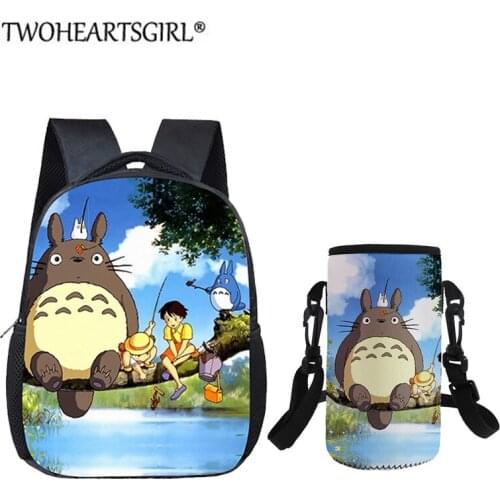 Children Kindergarten Backpack Toddler Cartoon My Neighbor Totoro Anime Rucksack Kids Mini Knapsack Set Mochila for Boys Girls