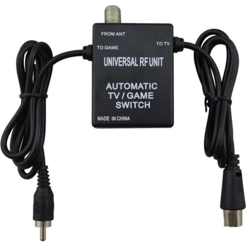 For NES For SNES For SEGA Genesis 3 in 1 Universal RF Unit Adapter Cable Automatic TV Game Switch Cable