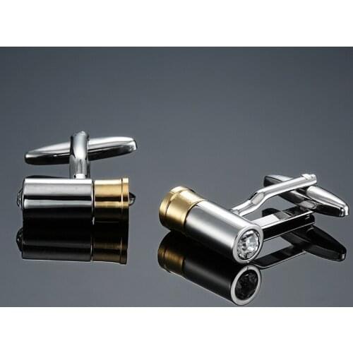 DY The new high quality brass silvery Dice Bomb Cufflinks fashion Mens French shirt Cufflinks wholesale