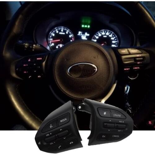 Steering Wheel Button For KIA K2 RIO 2017 2018 RIO X LINE Buttons Bluetooth Phone Cruise Control Volume Switch